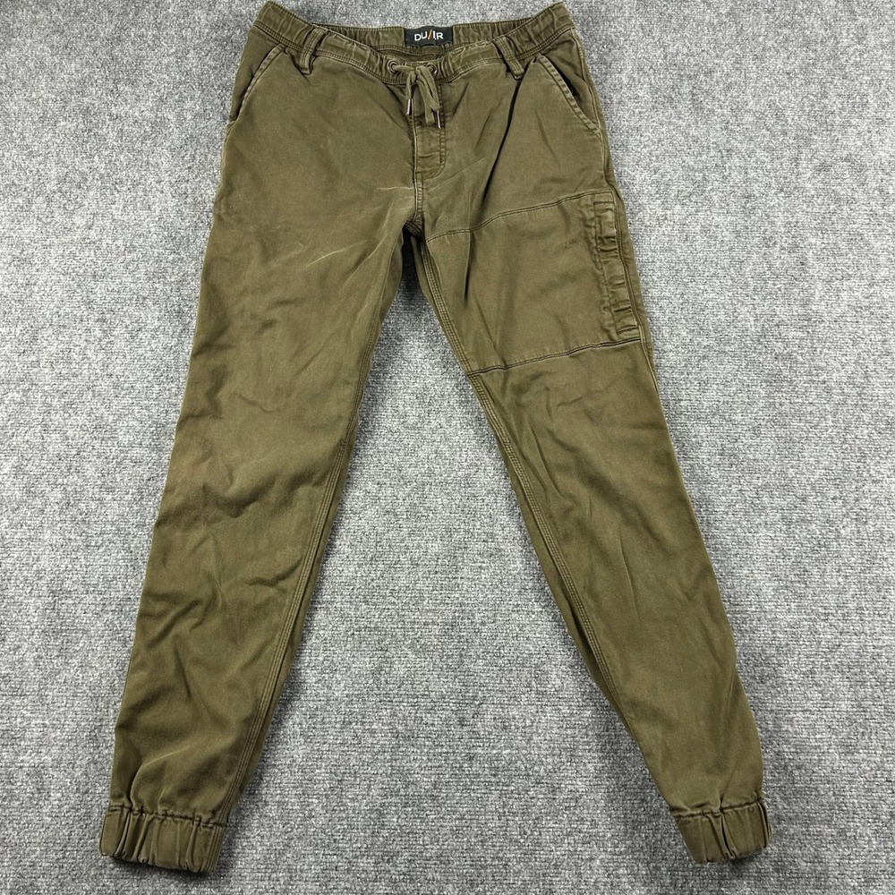 DU/ER N2X Relaxed Taper Joggers Mens 32x31 Olive Green‎ Performance Cargo Pants